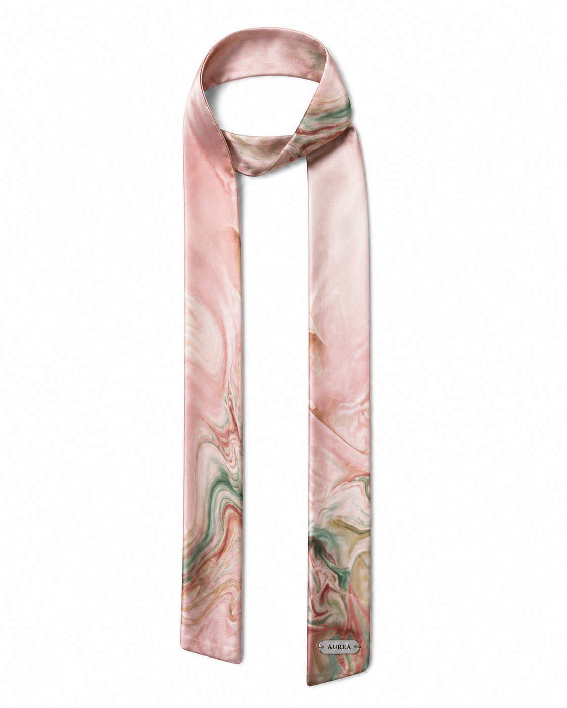 AUREA Aviva Skinny Silk-Touch Scarf